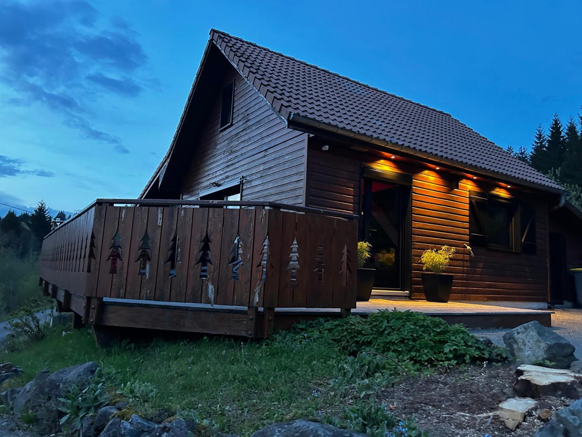 Chalet Avec Jacuzzi Prive, Vue Sur Les Vosges Belfahy Exterior photo